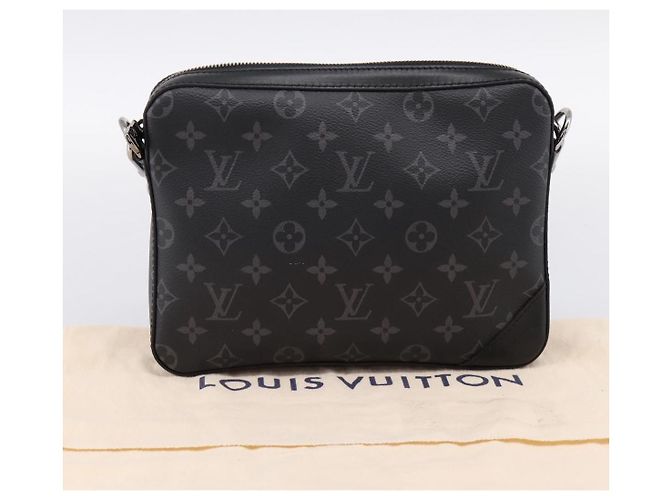 LOUIS VUITTON Monogram Eclipse Trio Messenger Bag M69443 LV Auth 201002M Monogramm - Ansicht 12