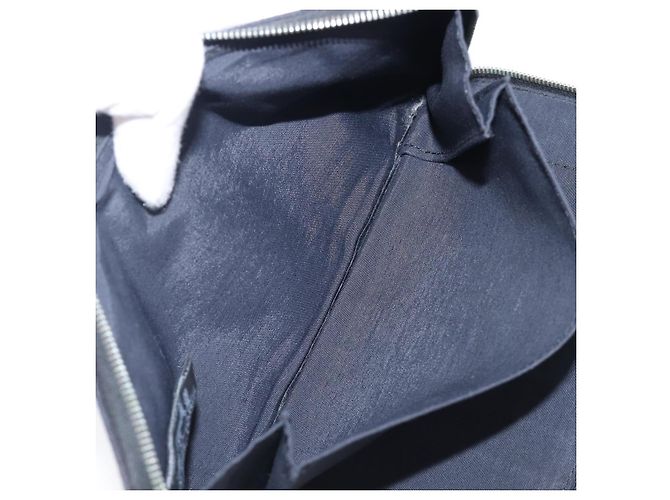 Hermès HERMES Fourre Tout Perth Wallet Cotton Black Silver Auth am12528A Nero Argento - vista 21