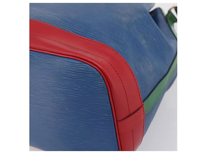LOUIS VUITTON Borsa a tracolla Noe Epi Tricolor Blu Rosso Verde M44082 LV Auth 199974 - vista 15