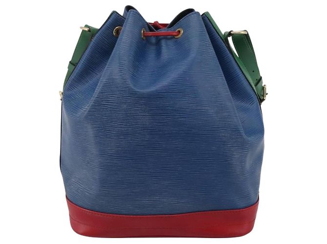 LOUIS VUITTON Borsa a tracolla Noe Epi Tricolor Blu Rosso Verde M44082 LV Auth 199974 - vista 2