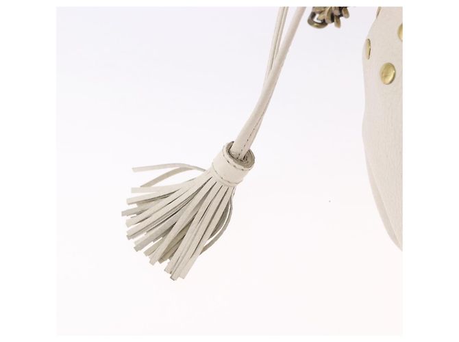 Borsa a tracolla BURBERRY Chain Purse Blue Label in pelle Bianca Auth 201916 Bianco - vista 18