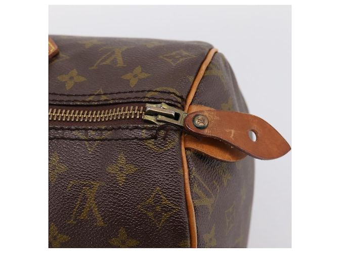 Borsa a mano LOUIS VUITTON Monogram Speedy 35 M41524 LV Auth 200359 Monogramma - vista 10