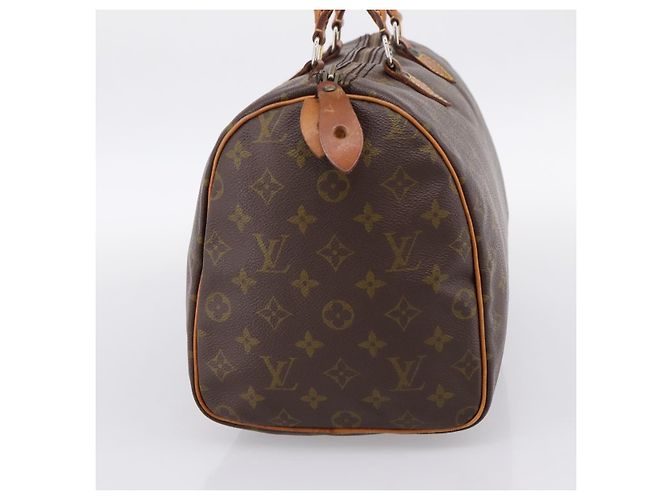 Borsa a mano LOUIS VUITTON Monogram Speedy 35 M41524 LV Auth 200359 Monogramma - vista 3