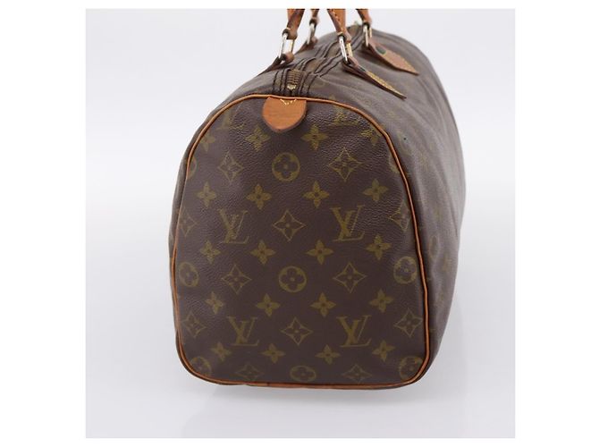 Borsa a mano LOUIS VUITTON Monogram Speedy 35 M41524 LV Auth 200359 Monogramma - vista 4