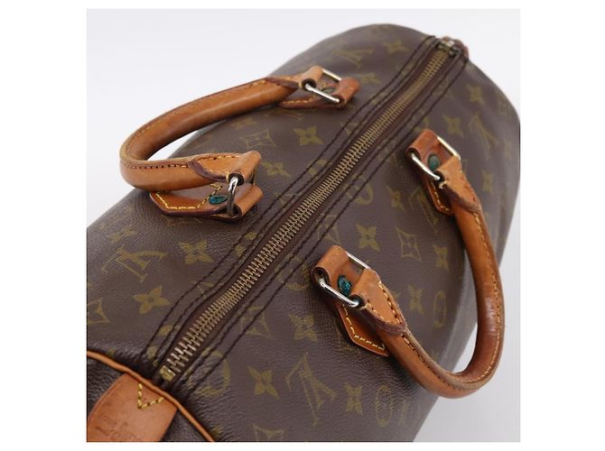 Borsa a mano LOUIS VUITTON Monogram Speedy 35 M41524 LV Auth 200359 Monogramma - vista 6