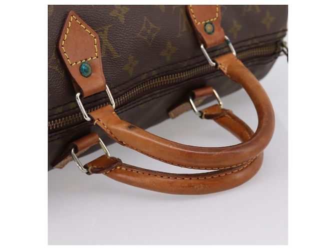 Borsa a mano LOUIS VUITTON Monogram Speedy 35 M41524 LV Auth 200359 Monogramma - vista 7