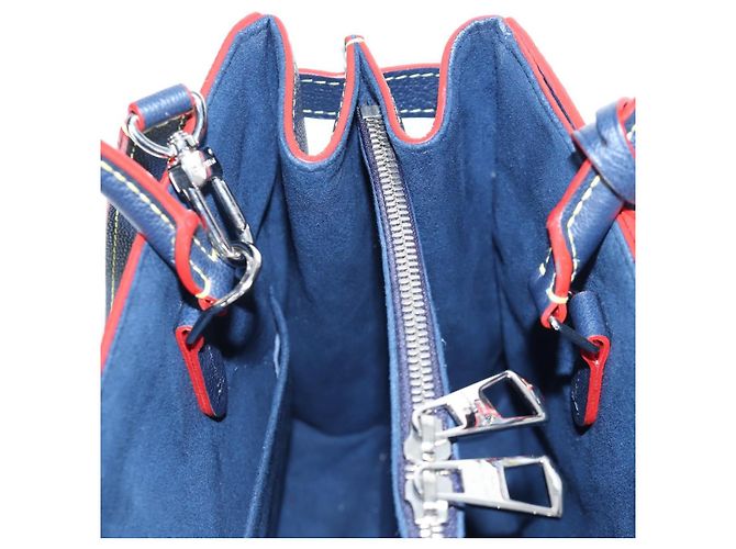 Borsa Tote LOUIS VUITTON Epi Twist Tote Bag Blue M54980 LV Auth 199938M - vista 23