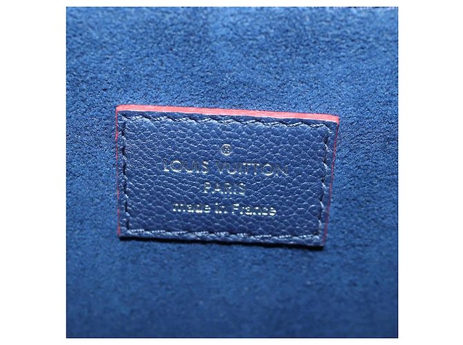 Borsa Tote LOUIS VUITTON Epi Twist Tote Bag Blue M54980 LV Auth 199938M - vista 27