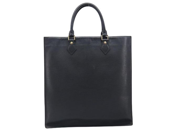 LOUIS VUITTON Epi Sac Plat Hand Bag Black M59082 LV Auth 199392 Nero - vista 13