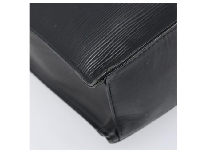 LOUIS VUITTON Epi Sac Plat Hand Bag Black M59082 LV Auth 199392 Nero - vista 14