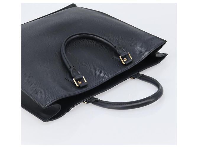LOUIS VUITTON Epi Sac Plat Hand Bag Black M59082 LV Auth 199392 Nero - vista 6