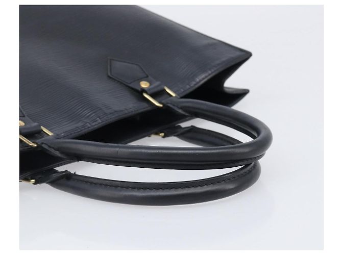 LOUIS VUITTON Epi Sac Plat Hand Bag Black M59082 LV Auth 199392 Nero - vista 7