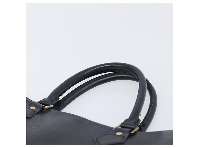 LOUIS VUITTON Epi Sac Plat Hand Bag Black M59082 LV Auth 199392 Nero - vista 8