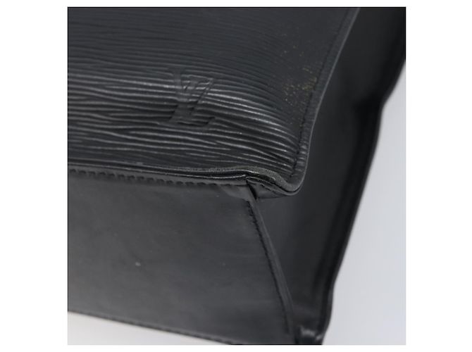 LOUIS VUITTON Epi Sac Plat Hand Bag Black M59082 LV Auth 199392 Nero - vista 9