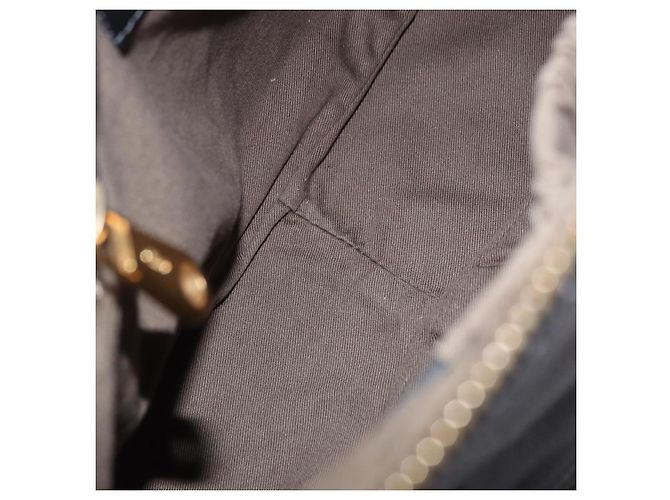 Chloé Borsa Chloe Mercy in pelle nera e oro Auth 201985V Nero D'oro - vista 11