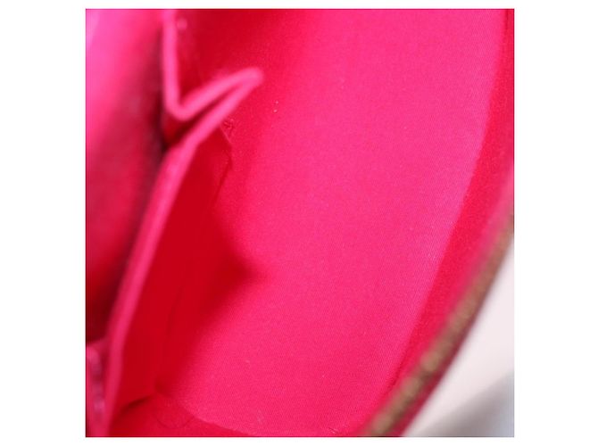 LOUIS VUITTON Monogram Vernis Sullivan Vertical Fuchsia Pink M91259 Auth 200199V Rosa Fuschia - vista 10