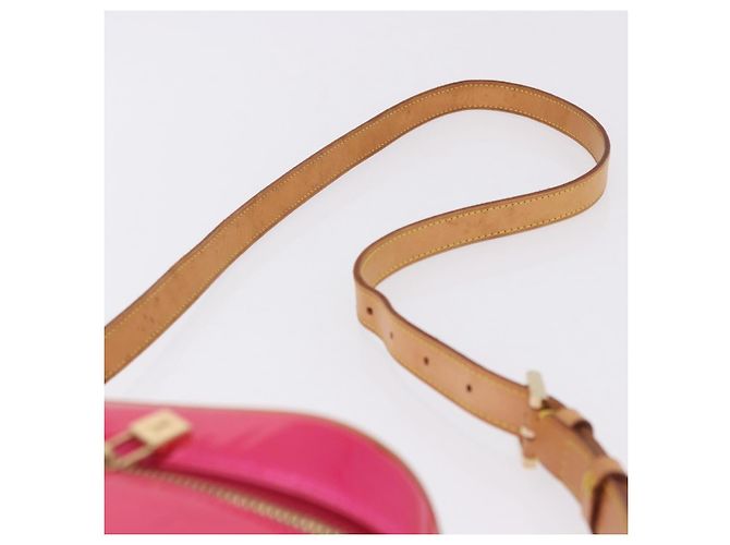 LOUIS VUITTON Monogram Vernis Sullivan Vertical Fuchsia Pink M91259 Auth 200199V Rosa Fuschia - vista 14
