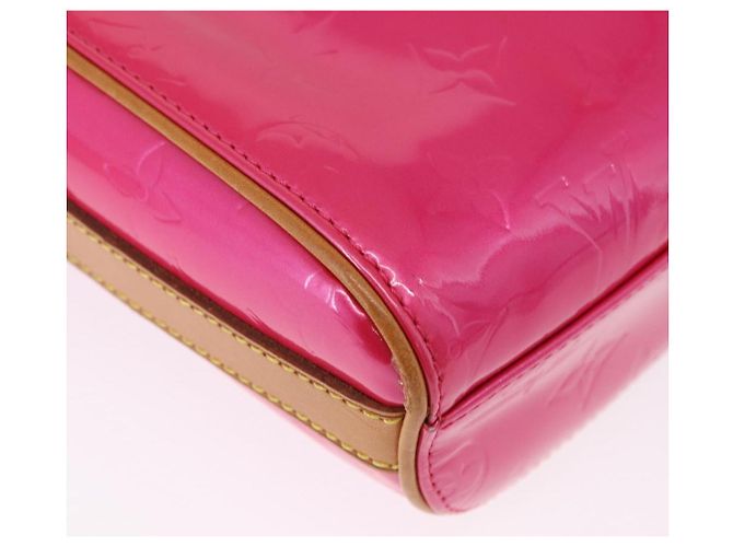 LOUIS VUITTON Monogram Vernis Sullivan Vertical Fuchsia Pink M91259 Auth 200199V Rosa Fuschia - vista 16