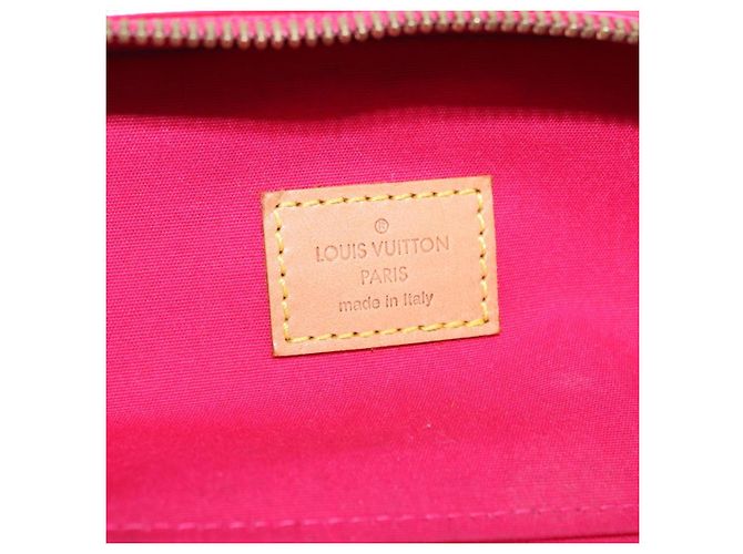 LOUIS VUITTON Monogram Vernis Sullivan Vertical Fuchsia Pink M91259 Auth 200199V Rosa Fuschia - vista 19