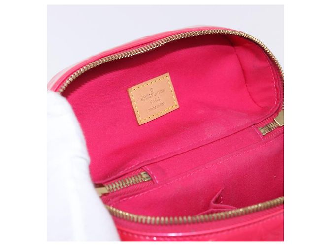 LOUIS VUITTON Monogram Vernis Sullivan Vertical Fuchsia Pink M91259 Auth 200199V Rosa Fuschia - vista 20
