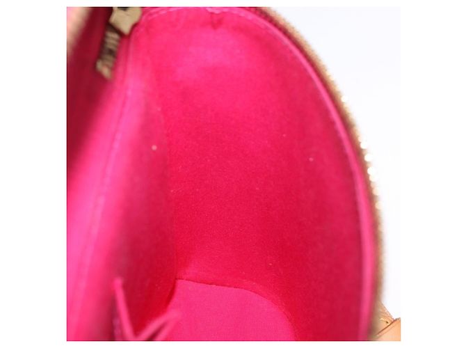 LOUIS VUITTON Monogram Vernis Sullivan Vertical Fuchsia Pink M91259 Auth 200199V Rosa Fuschia - vista 21