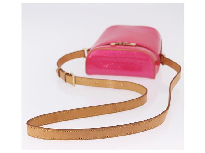 LOUIS VUITTON Monogram Vernis Sullivan Vertical Fuchsia Pink M91259 Auth 200199V Rosa Fuschia - vista 7