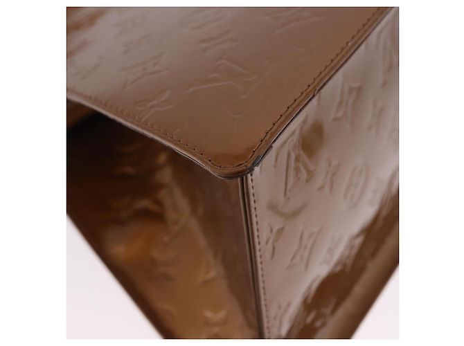LOUIS VUITTON Monogram Vernis Mini Forsythe Hand Bag Bronze M91120 Auth ka5972 Bronzo - vista 15
