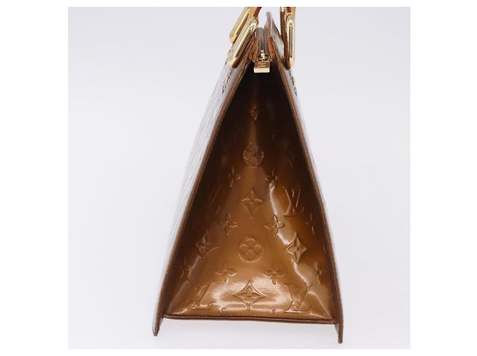 LOUIS VUITTON Monogram Vernis Mini Forsythe Hand Bag Bronze M91120 Auth ka5972 Bronzo - vista 4