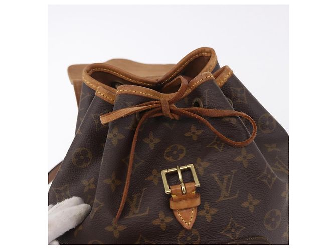 Zaino LOUIS VUITTON Monogram Montsouris MM M51136 LV Auth 198987 Monogramma - vista 10