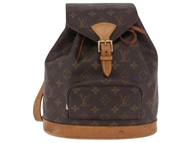 Zaino LOUIS VUITTON Monogram Montsouris MM M51136 LV Auth 198987 Monogramma - vista 13