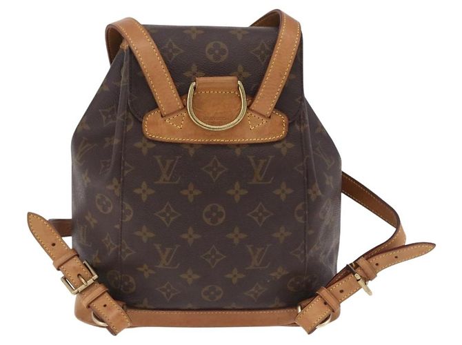 Zaino LOUIS VUITTON Monogram Montsouris MM M51136 LV Auth 198987 Monogramma - vista 2