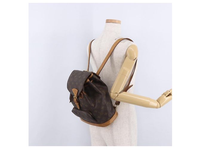 Zaino LOUIS VUITTON Monogram Montsouris MM M51136 LV Auth 198987 Monogramma - vista 26