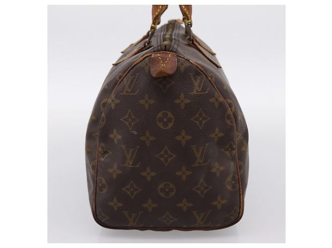 LOUIS VUITTON Monogram Speedy 30 Hand Bag M41526 LV Auth bs37000 Monogramma - vista 3