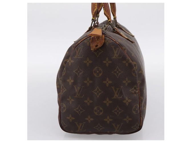 LOUIS VUITTON Monogram Speedy 30 Hand Bag M41526 LV Auth bs37000 Monogramma - vista 4