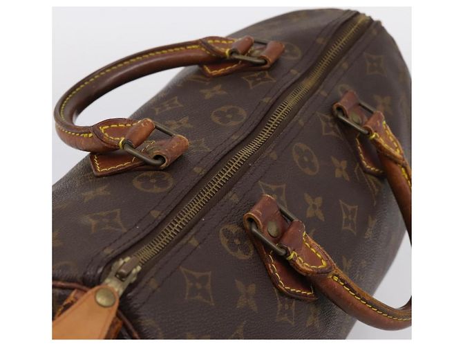 LOUIS VUITTON Monogram Speedy 30 Hand Bag M41526 LV Auth bs37000 Monogramma - vista 6