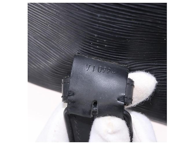 LOUIS VUITTON Epi Sac A Dos Shoulder Bag Black M80153 LV Auth ka6010 Nero - vista 12
