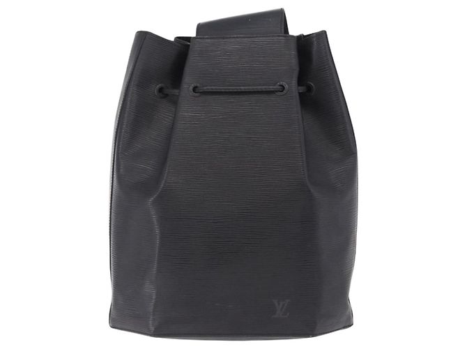 LOUIS VUITTON Epi Sac A Dos Shoulder Bag Black M80153 LV Auth ka6010 Nero - vista 13