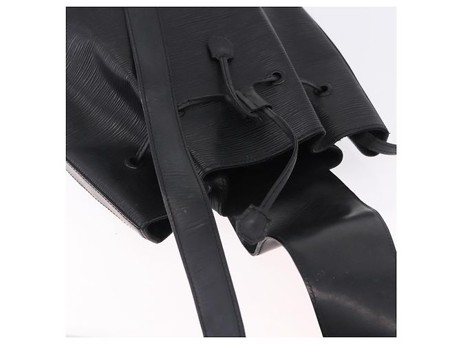 LOUIS VUITTON Epi Sac A Dos Shoulder Bag Black M80153 LV Auth ka6010 Nero - vista 6