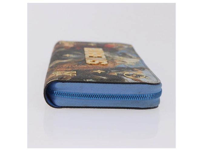 LOUIS VUITTON Rubens Tiger Hunting Zippy Wallet Light Blue M64603 Auth 200400M Blu chiaro - vista 3