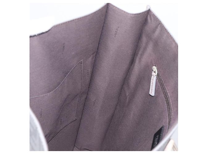 FENDI Zucca Tote Bag PVC Leder Grau Silber 7VA243 Auth 199379V Braun - Ansicht 19