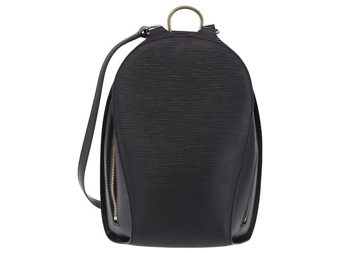 LOUIS VUITTON Zaino Epi Mabillon Black M52232 LV Auth 199173A Nero - vista 13