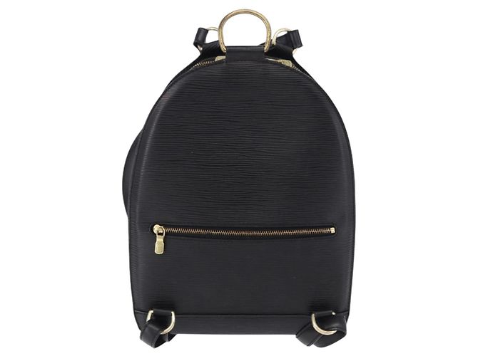 LOUIS VUITTON Zaino Epi Mabillon Black M52232 LV Auth 199173A Nero - vista 2