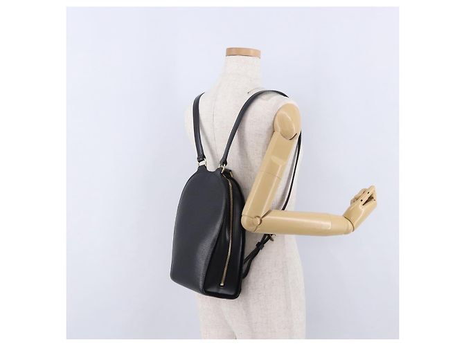 LOUIS VUITTON Zaino Epi Mabillon Black M52232 LV Auth 199173A Nero - vista 25