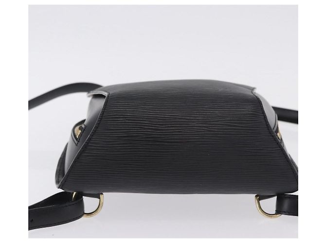 LOUIS VUITTON Zaino Epi Mabillon Black M52232 LV Auth 199173A Nero - vista 5