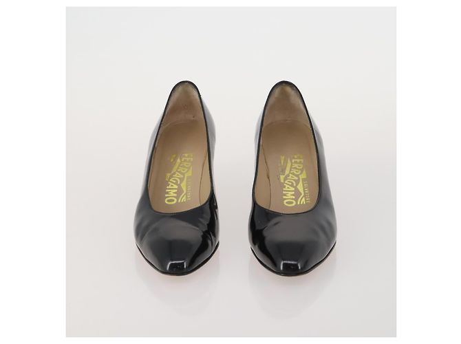 Décolleté Salvatore Ferragamo Set da 2 Beige Nero Auth BA15071 - vista 2