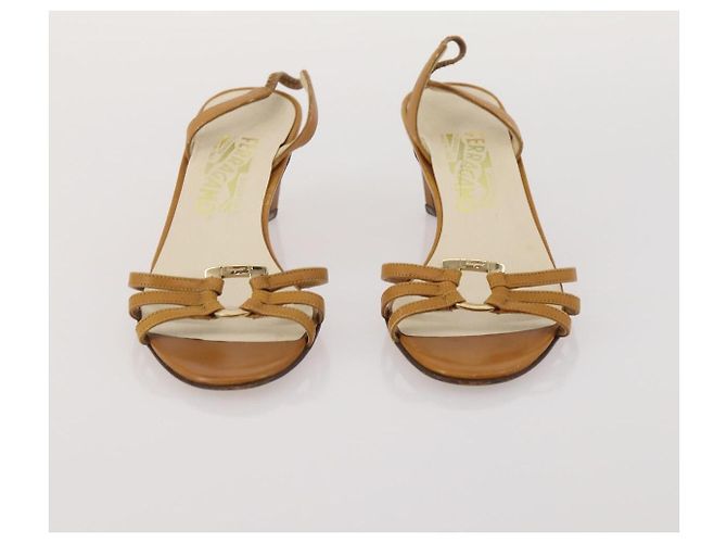 Décolleté Salvatore Ferragamo Set da 2 Beige Nero Auth BA15071 - vista 9