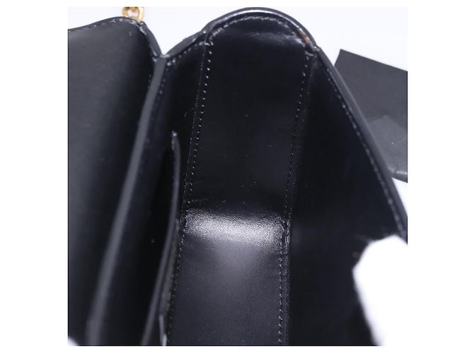 Borsa a tracolla VERSACE Medusa Chain in pelle nera e oro Auth 200090M Nero D'oro - vista 22
