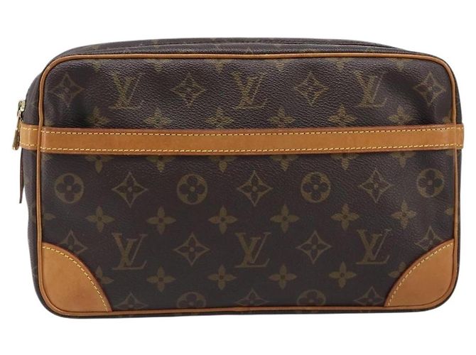 Borsa a Clutch LOUIS VUITTON Monogram Compiegne 28 M51845 LV Auth 199515A Monogramma - vista 13