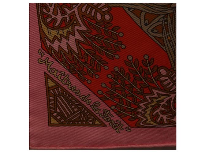 Hermès HERMES Carré 90 Seidentuch "Maitres de la Foret" Multicolor Auth am12487M Mehrfarben - Ansicht 11