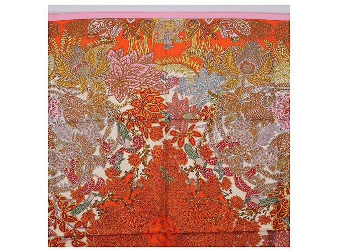 Hermès HERMES Carré 90 Seidentuch "Maitres de la Foret" Multicolor Auth am12487M Mehrfarben - Ansicht 3